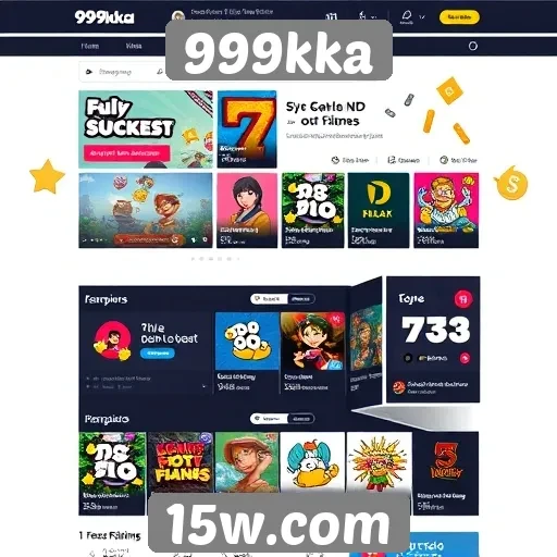 Acessibilidade e design do site 999kka